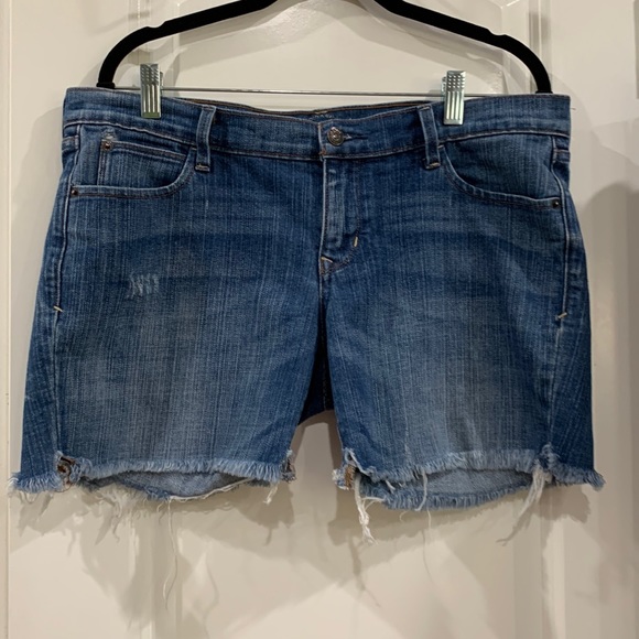 Old Navy Shorts Old Navy Ultra Blue Cut Off Shorts 2 Poshmark